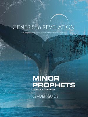 cover image of Genesis to Revelation Minor Prophets Leader Guide